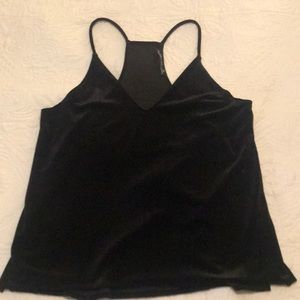 Black V-neck Abercrombie & Fitch tank top.